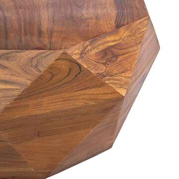 Stylish Acacia Wood Coffee Table for Any Living Space