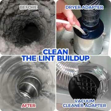 Holikme Complete Dryer Vent Cleaning Kit for Home Safety