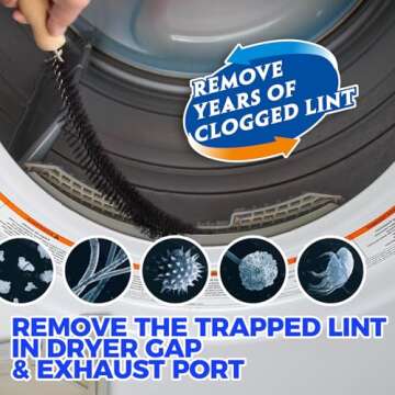 Holikme Complete Dryer Vent Cleaning Kit for Home Safety