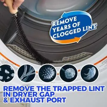 Holikme Complete Dryer Vent Cleaning Kit for Home Safety