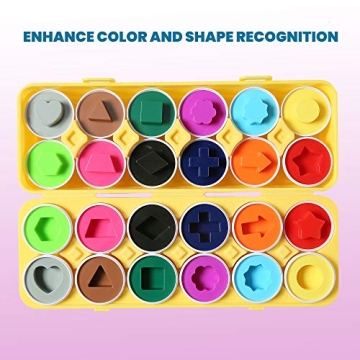 Dimple Fun Egg Matching Toy: Educational Shape Sorting Fun