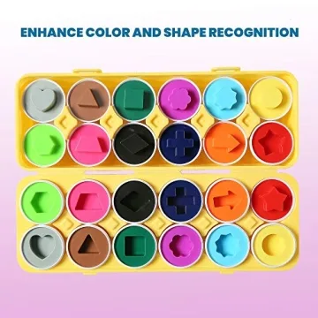 Dimple Fun Egg Matching Toy: Educational Shape Sorting Fun