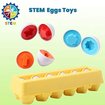 Dimple Fun Egg Matching Toy: Educational Shape Sorting Fun