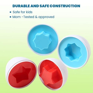 Dimple Fun Egg Matching Toy: Educational Shape Sorting Fun
