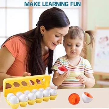 Dimple Fun Egg Matching Toy: Educational Shape Sorting Fun