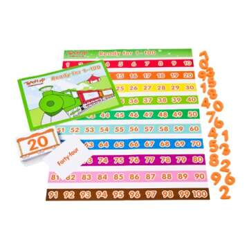 Teach My Preschooler Learning Kit: Screen-Free. Preschool Readiness. All-In-One Kit. Teach Reading, Printing, Numbers to 100, Early Math. 70+ pieces plus teaching guides and storage case. Age 3yrs+