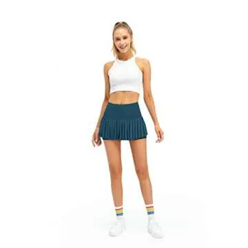 Raroauf Women’s Pleated Tennis Skirt with Shorts - Stylish & Functional