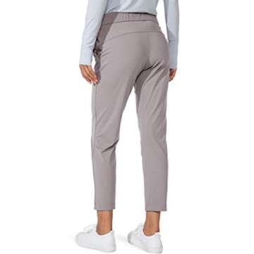 G Gradual Women's 7/8 Stretch Pants with Deep Pockets