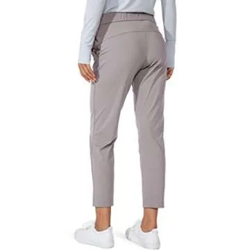 G Gradual Women's 7/8 Stretch Pants with Deep Pockets