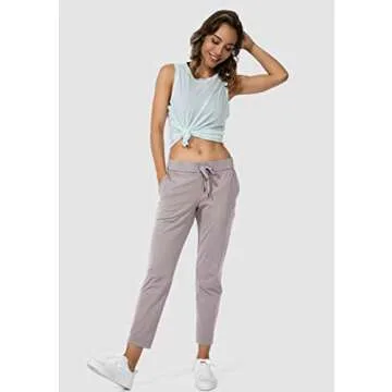G Gradual Women's 7/8 Stretch Pants with Deep Pockets