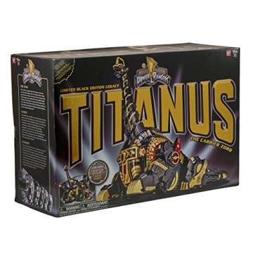 Power Rangers Legacy Titanus Black Edition - Collectors Item