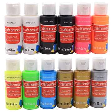Essential Paint Value Set - 36 Vibrant Non-Toxic Colors