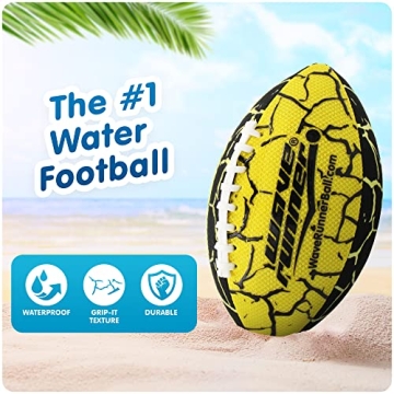 Wave Runner Waterproof Football for All Ages - 9.25"