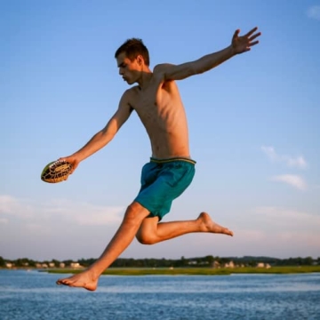 Wave Runner Waterproof Football for All Ages - 9.25"