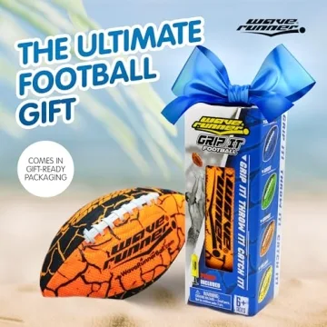 Wave Runner Waterproof Football for All Ages - 9.25"