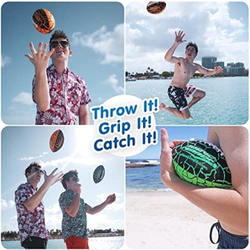 Wave Runner Waterproof Football for All Ages - 9.25"
