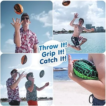 Wave Runner Waterproof Football for All Ages - 9.25"