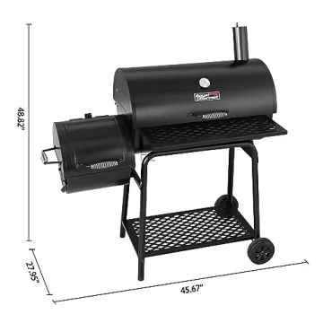 Royal Gourmet Charcoal Grill Offset Smoker for BBQ Lovers