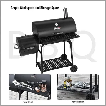 Royal Gourmet Charcoal Grill Offset Smoker for BBQ Lovers