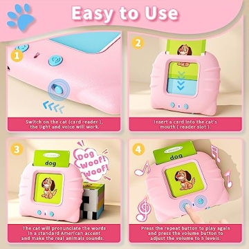 Engaging Aullsaty Talking Flash Cards for Early Learning