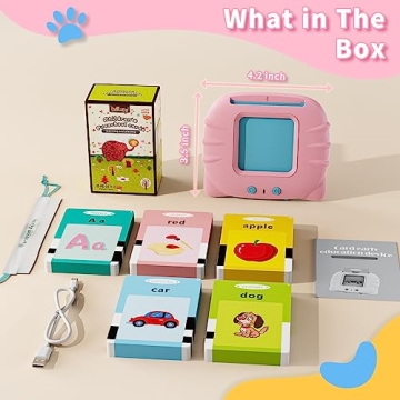 Engaging Aullsaty Talking Flash Cards for Early Learning