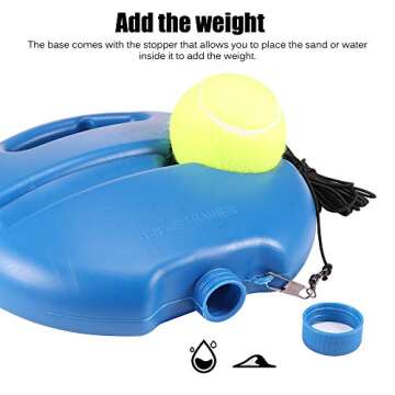 ALLOMN Tennis Trainer Rebound Ball, Tennis Training Tool for Self Tennis Practice, Solo Tennis Exerc...
