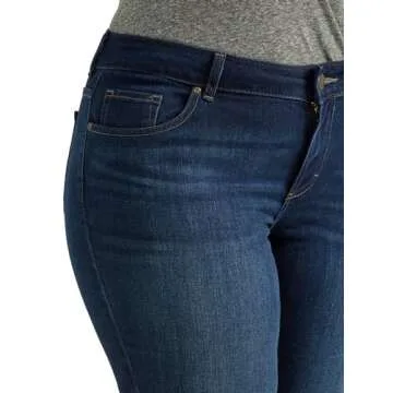 Shop Lee Women's Plus Size Legendary Mid Rise Straight Leg Jeans