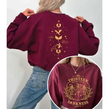 Cozy The Thirteen Throne of Glass Sweatshirt for Fans