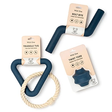 Wild One Dog Toy Kit for Average Chewers, Set of 3