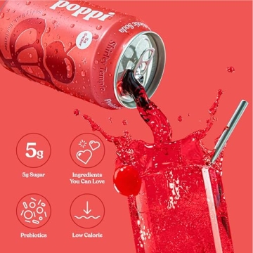Poppi Prebiotic Soda With Real Fruit Juice and Apple Cider
