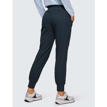 CRZ YOGA Athletic High Waisted Joggers for Women 27.5" - Lightweight Workout Travel Casual Outdoor H...