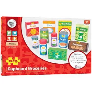 Bigjigs Toys Wooden Play Food Set for Creative Kids