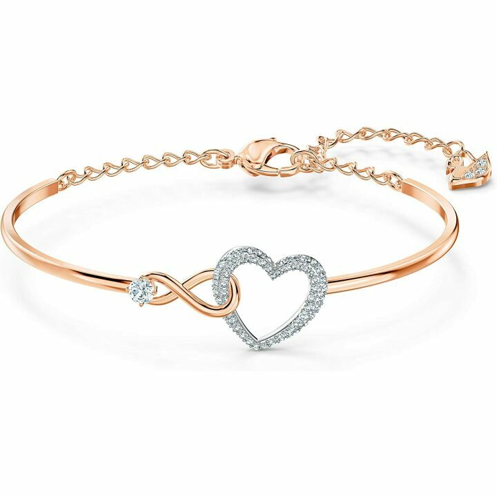 SWAROVSKI Infinity Heart Jewelry - Rose Gold Elegance
