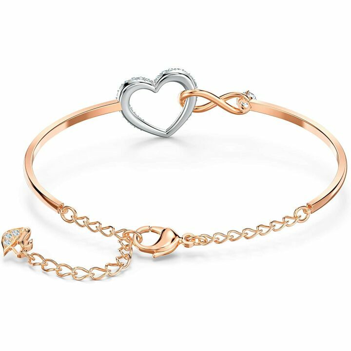 SWAROVSKI Infinity Heart Jewelry - Rose Gold Elegance