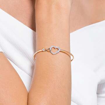SWAROVSKI Infinity Heart Jewelry - Rose Gold Elegance