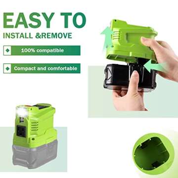 150W Inverter Generator for Ryobi 18V Batteries