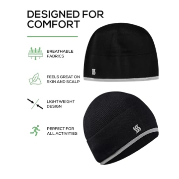 SAAKA Beanie Hat for All Seasons - Soft Bamboo Yarn