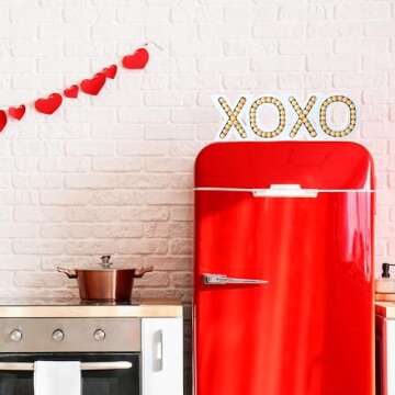 Yinkin Wooden Beaded XOXO Sign for Home Decor