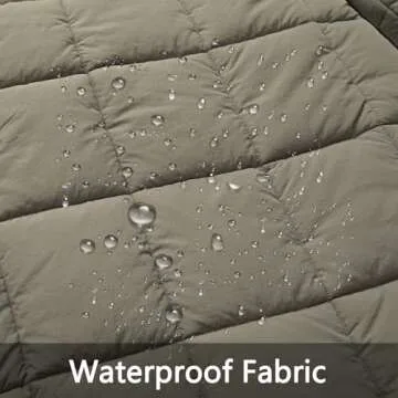 GOLDLADY Women's Warm Waterproof Winter Coat Puffer Jacket