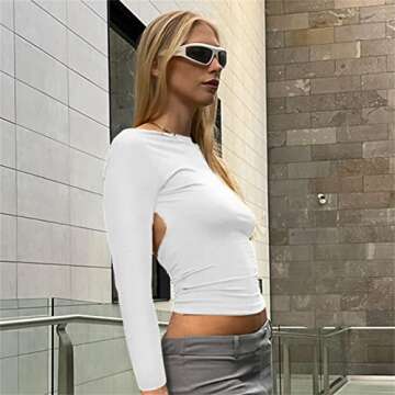 Backless Y2K Crop Tops for Women - Casual Stylish Fit