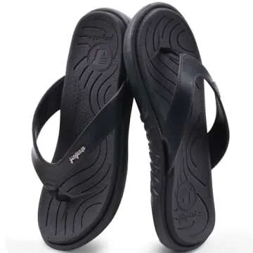 Orthotic Comfortable Flip Flops with Arch Support for Women