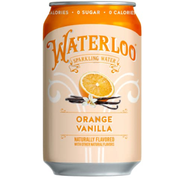 Waterloo Sparkling Water Orange Vanilla - 12 Cans
