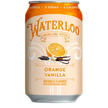 Waterloo Sparkling Water Orange Vanilla - 12 Cans