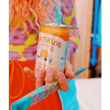 Waterloo Sparkling Water Orange Vanilla - 12 Cans