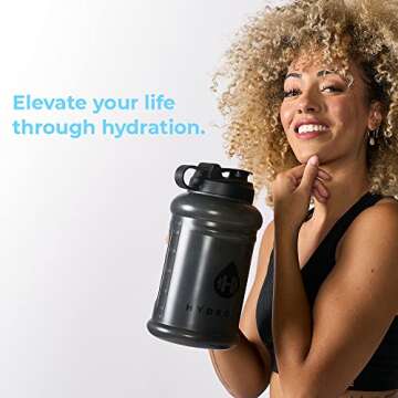 HydroJug Half Gallon Water Bottle - Reusable and Durable