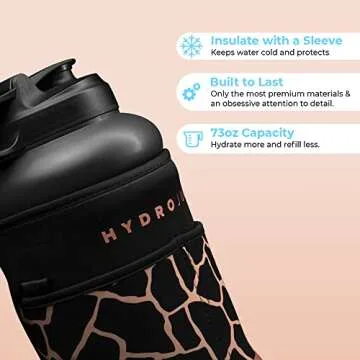 HydroJug Half Gallon Water Bottle - Reusable and Durable