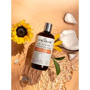 CURLSMITH - Curl Quenching Conditioning Wash - Vegan Cowash 2 in 1 Conditioner and Shampoo for Wavy, Curly and Coily Hair (32oz)