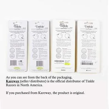 Dorco Tinkle Eyebrow Razors for Smooth Skin