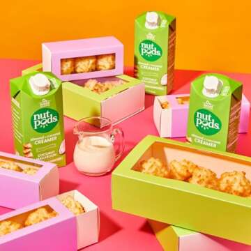 nutpods Coconut Macaroon Unsweetened Dairy-Free Creamer, Made from Almonds and Coconuts, Whole30, Keto, Gluten Free, Non-GMO, Vegan, Kosher (3-Pack)