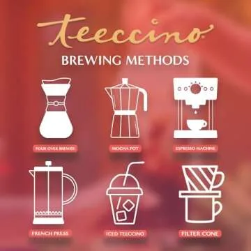 Teeccino Vanilla Nut Herbal Coffee Alternative - Medium Roast